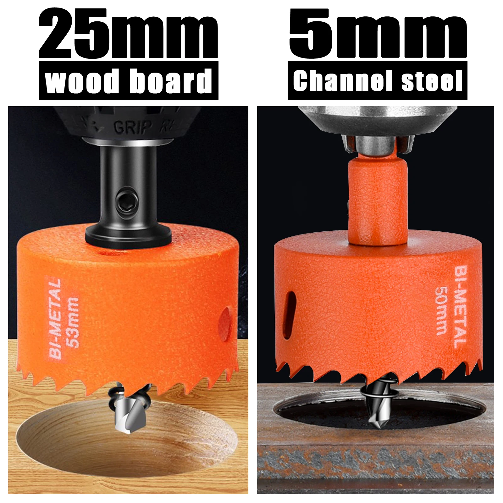 1PC 15-200mm M42 HSS 바이메탈 목재 구멍 톱 비트, 금속 철 알루미늄 스테인레스 목재 커터 도구 용 목재 드릴링 크라운