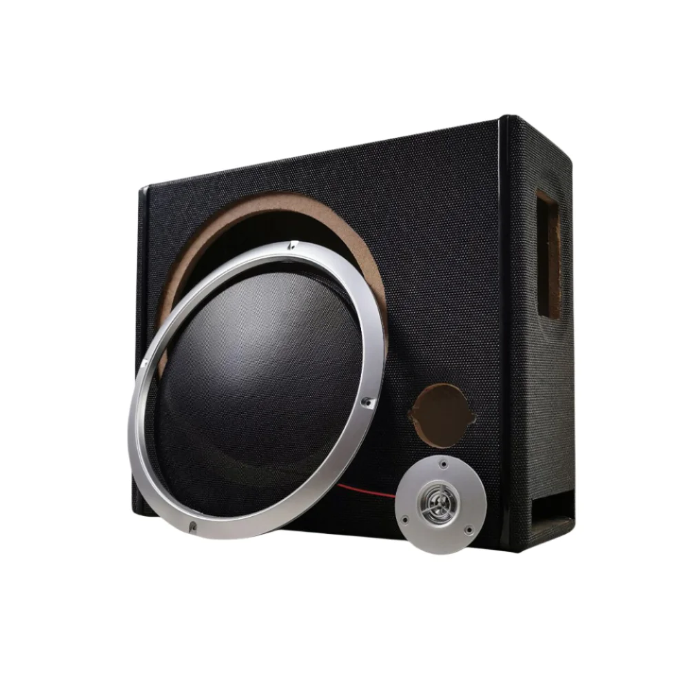 DIY Car Audio Modification Empty Box 8-inch Car /Home Subwoofer Accessories Wooden Leather Box Speaker Shell