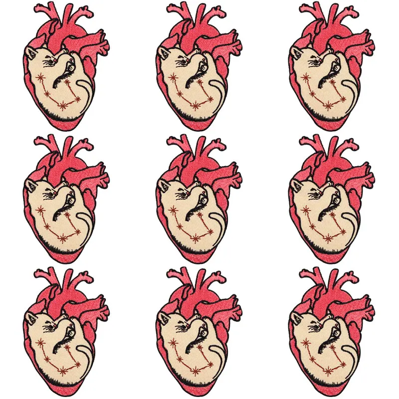 

10 pcs/lot Wholesale Embroidery Patch Iron On Patches For Clothing Thermoadhesive Patches On Clothes Decor Applique Sew Supplies