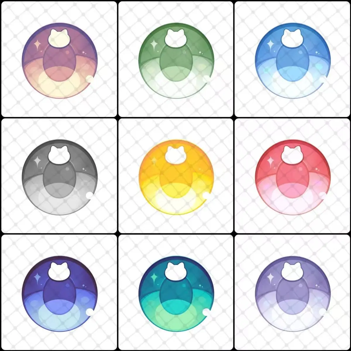 Dust Net Printing Fursuit Furry Eyeball Furryfandom Cosplay Costume Eye Pupil Accessories Animal Furry Suit Kigurumi Headsets
