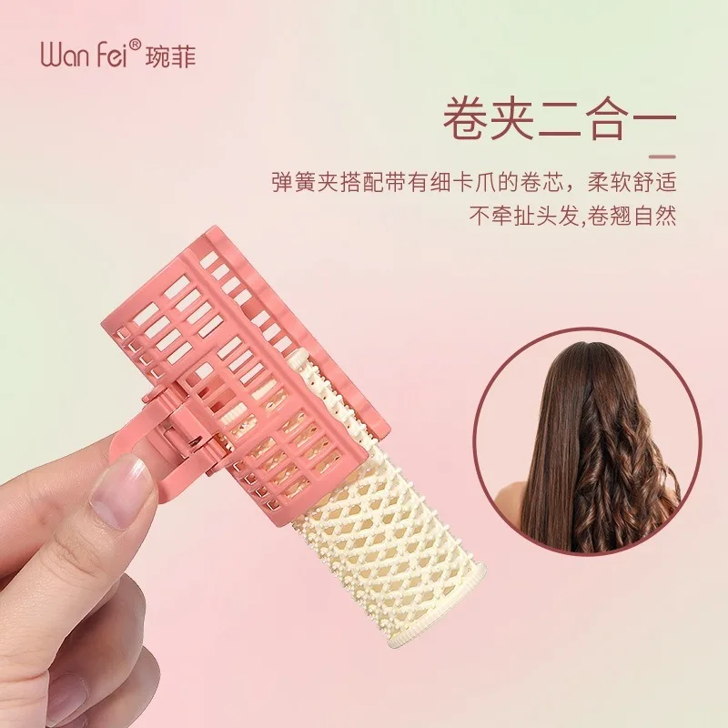 헤어롤 2Pcs Hair Root Fluffy Lazy Hair Clips Top Styling Hairpins Rollers Bangs Curling Barrel Бигуди Curlers Tools