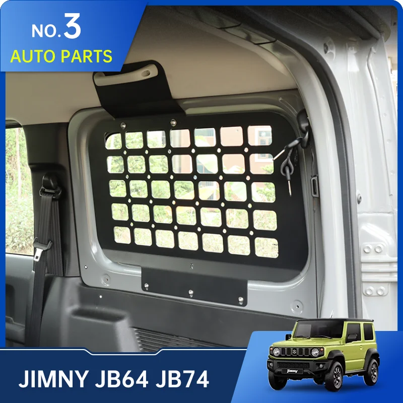 Porte-bagages arrière pour Suzuki Jimny JB74 Sierra, étagère de coffre,  rangement rapide, bagages JB74W, 2019, 2020, accessoires - AliExpress