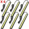 6 pieces Super Bright 17cm LED COB Fog Daytime Running Light Waterproof 12V 6500K Car Light Auto Interior Styling Bar Lamp 1