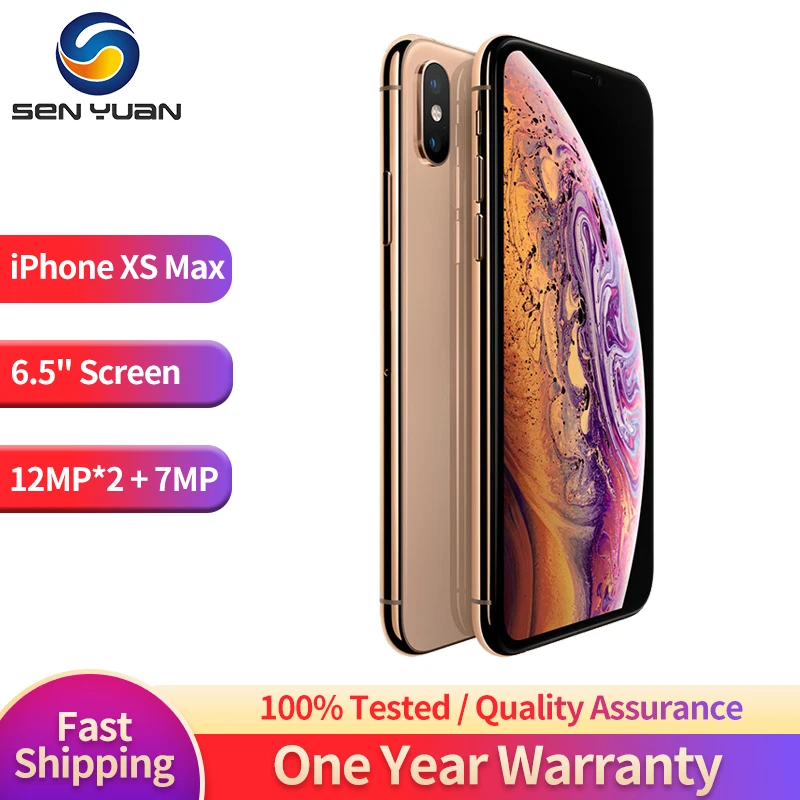 Original Unlocked Apple Iphone Xs Max 4g Lte Mobile Phone Used 6.5'' 4gb Ram 64gb/256gb Rom Ios Smartphone Full Screen Cellphone - Mobile Phones - AliExpress