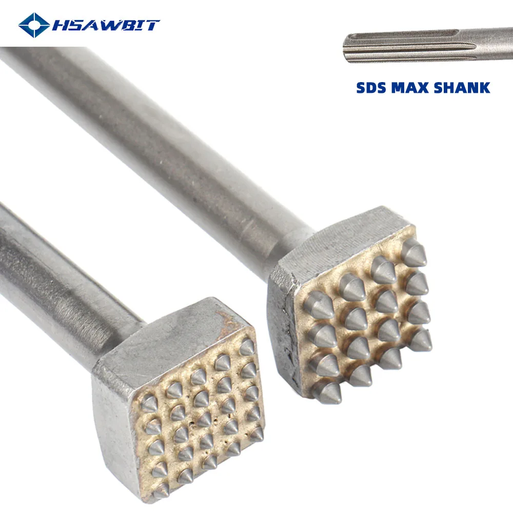 SDS-MAX-Shank-1PC-Alloy-Point-Groove-Gouge-Flat-Chisel-Electric-Hammer ...