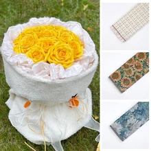 

1PC Flower Wrapping Cloth Lamb Wool Wrapping Paper DIY Florist Bouquet Material Packaging Paper Florist Supplies