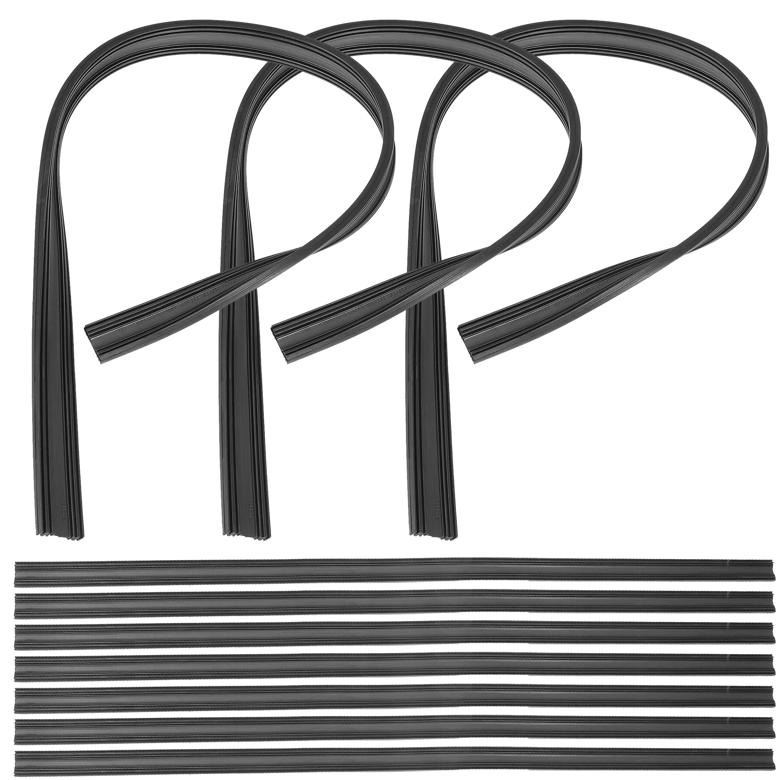 

10 Pcs Adhesive Strip Car Auto Rubber Strips Windshield Wiper Window Windscreen