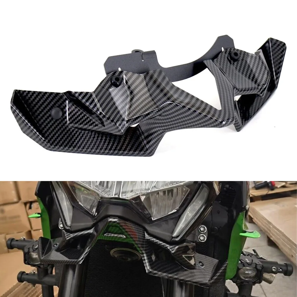 

Motorcycle Carbon Fiber Naked Front Spoiler Fairing Cover For Kawasaki Z 900 2020 2020 2022 Z900