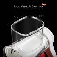 LFGB – trancheuse rotative de cuisine Ultra efficace, Certification, avec 6 lames et ventouse, râpe à pommes de terre et carottes, outil de cuisson 6