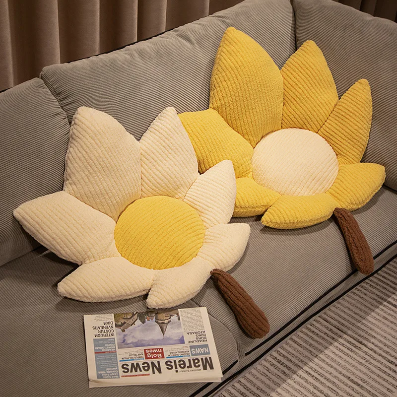 INS Adorable Plants Plush Pillows Stuffed Soft Cute Maple Leaf Floor Mat Flowers Toys Seat Sofa Chair Cushion Indoor Props Decor new flowers cushion plush plants toy beautiful flower stuffed soft sofa bed pillow floor mat girls room decor gift