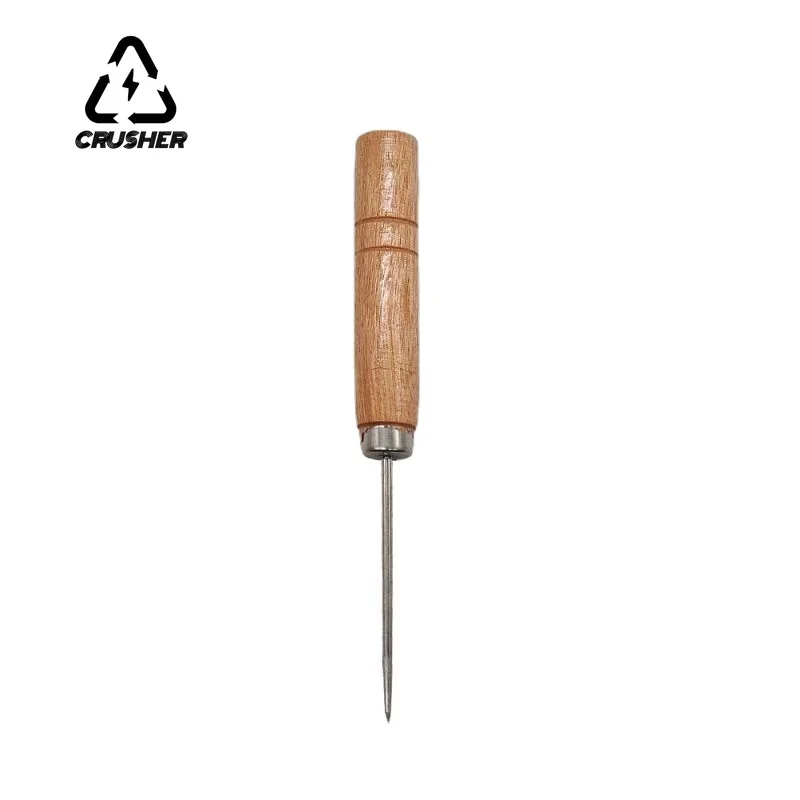 CRUSHER 10PCS Wooden Handle Hookah Foil Poker Puncher Foil Piercing Tool Single Needle Puncher Chicha Hookah Accessories