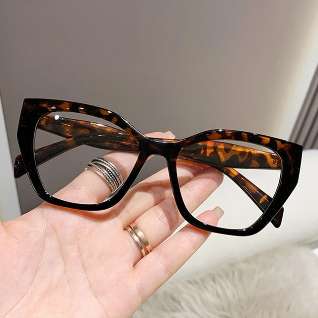 Brand Designer Eyeglasses WOmen Frames Cat eyes Anti Blue Ray Spring Glasses