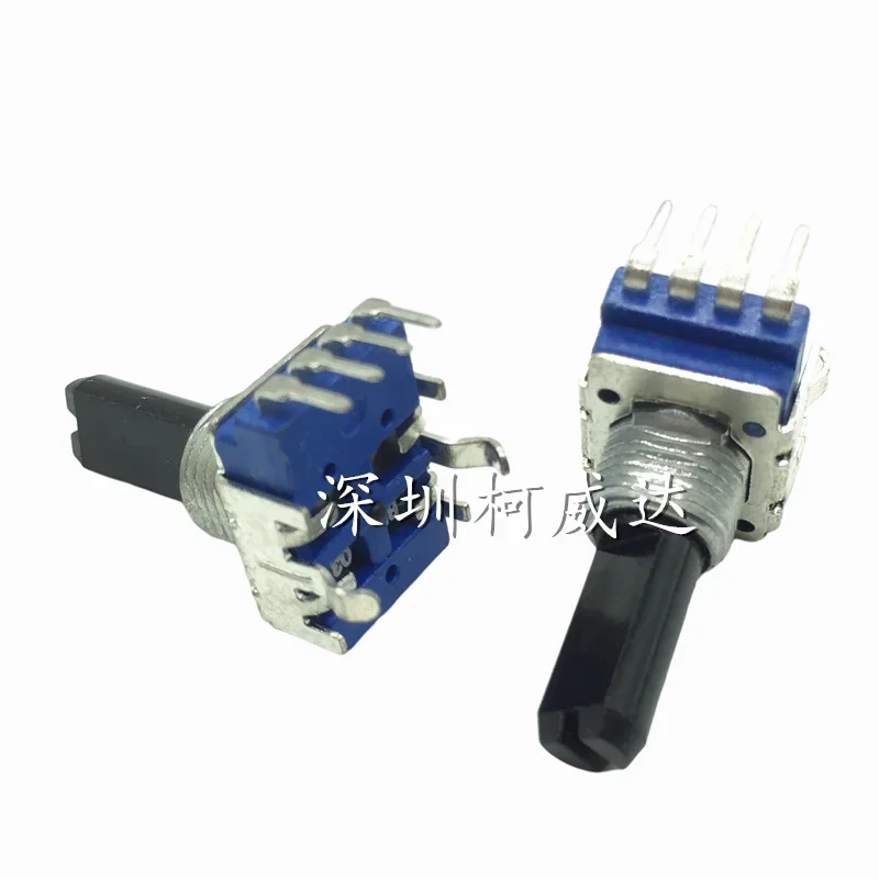 1pcs RK11 potentiometer single 4-pin shaft 18 mm long Mixing console volume amplifier B1K 5K 10K 50K 100K 250K