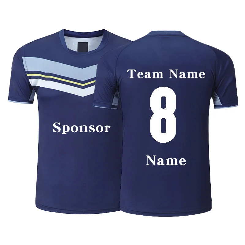 

2324 New Design English Rugby jersey Competition training team uniform, personalized name, number, logo, sports T-shirt