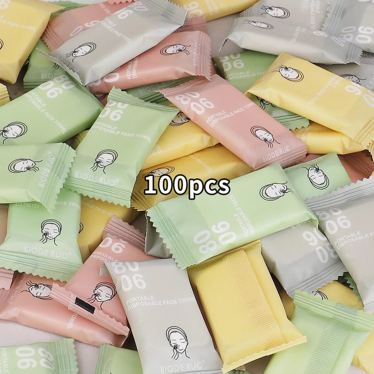 20/50/100PCS disposable compressed washcloth can be used for multiple purposes such as removing makeup and sticking. 5