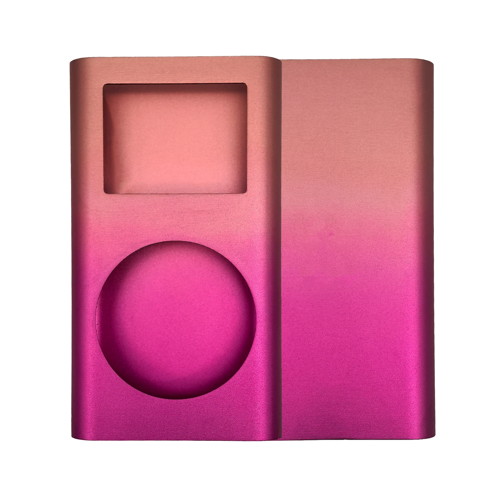 Sleek Metal Housing Shell with Lens Window for iPod Mini - Complete Replacement Case Cover