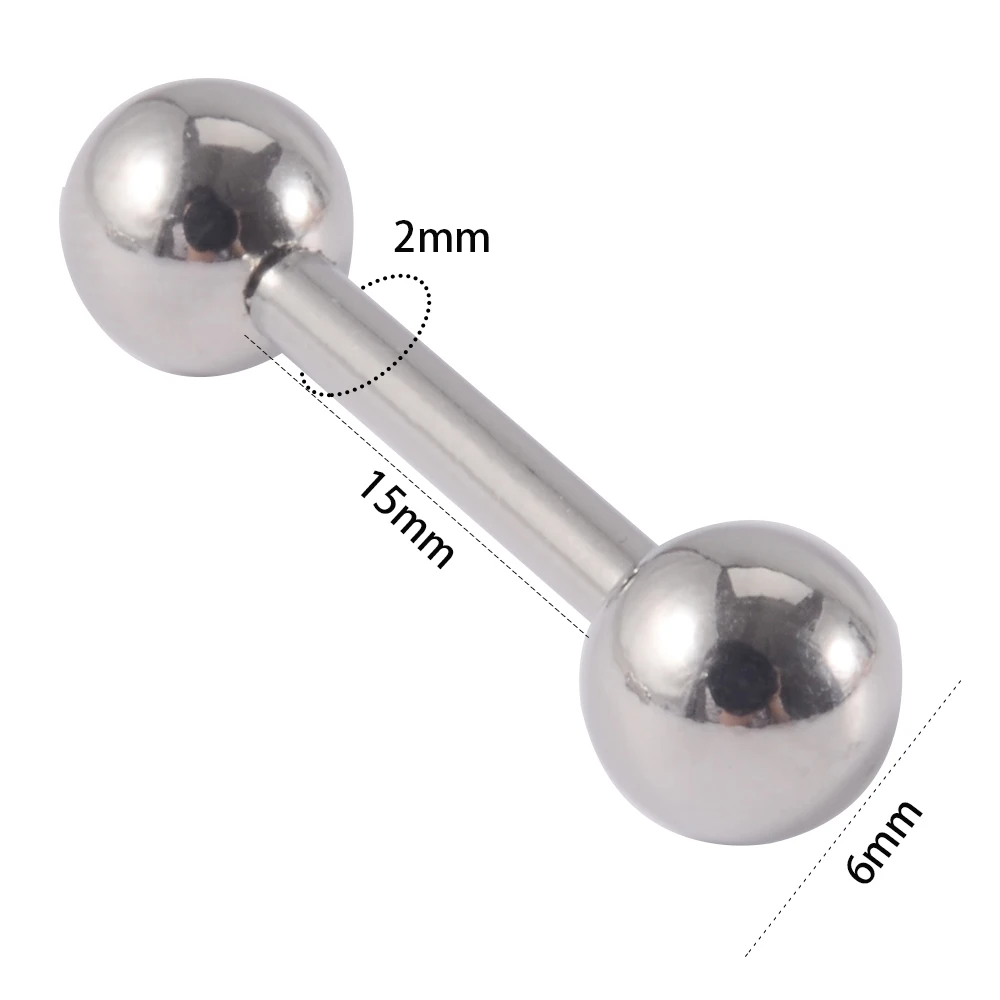 Barbell In Titanio Con Filettatura Interna Da 1,6 Mm (14 G - Foto 9