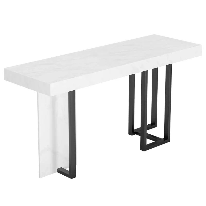 Counter Mobile Bar Table Marble White Modren Coctail Kitchen Tables Commercial Vanity Muebles De Cocina Bar Furniture CY50BT