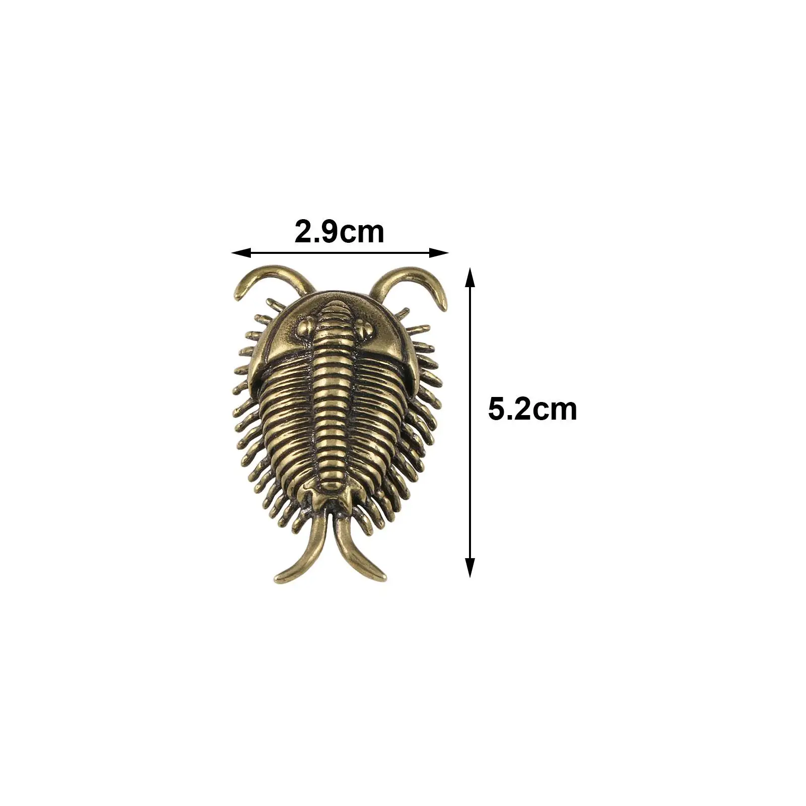 Mini Trilobite Decor Tea Pets Education Artroppod Desk Decoration Rame Trilobite Ornament For Car Cafe Home Shelf Soggiorno