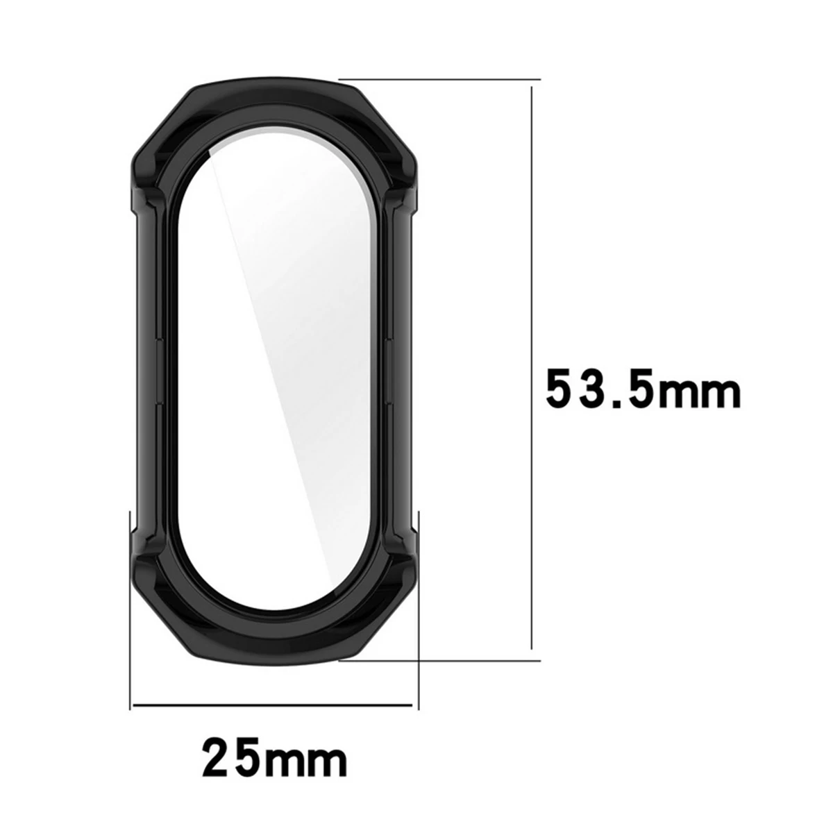 Tempered glass + Case for Xiaomi mi band 9/8/7 PC bumper screen protector smartwatch miband 6/5/4 HD film + Cover on smart band 8 watch screen protector case watch cover watch protective case watch case watch protective cover watch screen protector