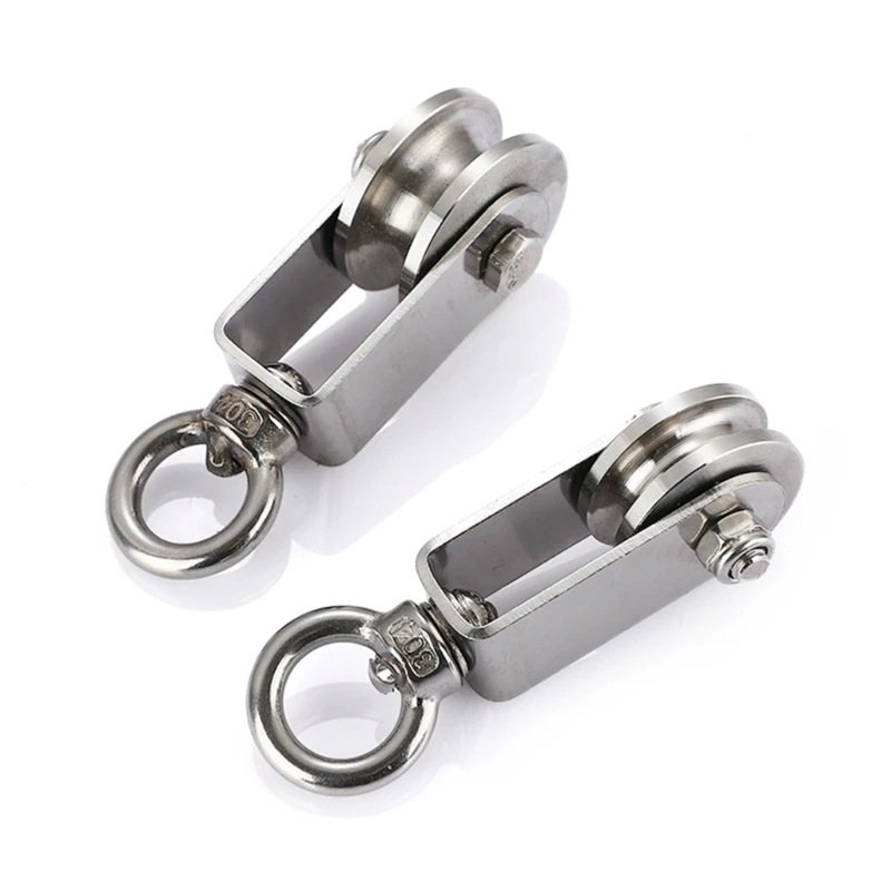 

Heavy Swivels Pulleys Tractions Smooth UType Rollers Wire Rope Pulley