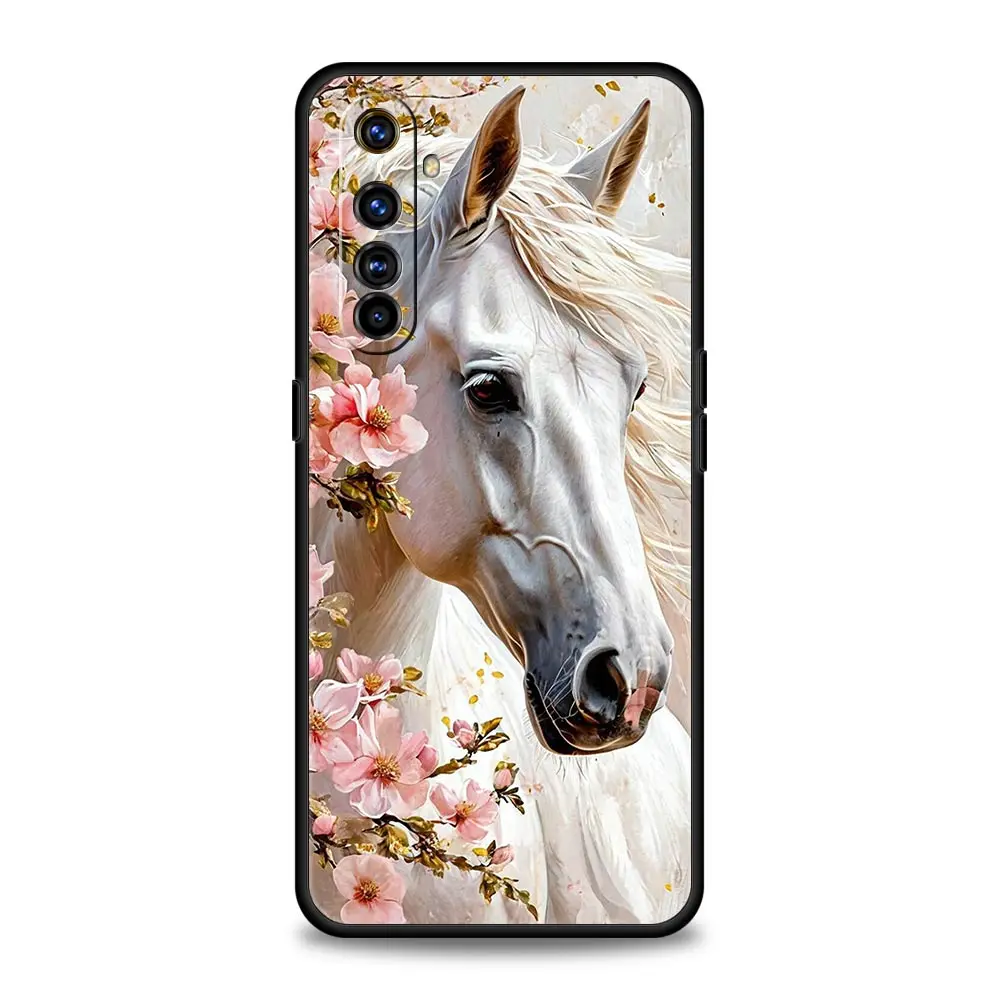 Horses Galloping Design Phone Case Cover
