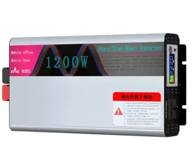 홈 순수 사인파 인버터 12V 24V 48V Dc Ac 110V 220V 전원 Lipo 배터리 충전기, Lifepo4 2000W