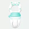 Baby Food Feeding Spoon Juice Extractor Pacifier cup Molars Baby feeding bottle Silicone Gum Fruit Vegetable Bite Eat Auxiliary 6