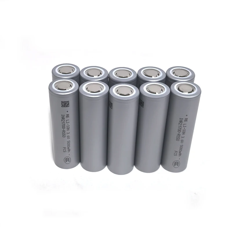 Batteria Li-Ion Originale Reliance RS50 21700 5000mAh 3.6V 70A Ricaricabile Senza Cella Centrale, Pacco Batterie ad Alto Drenaggio - Image 4