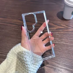Premium Clear Acrylic Protective Case - Luxury Transparent Hard Cover - S26 Ultra (Clear Case)