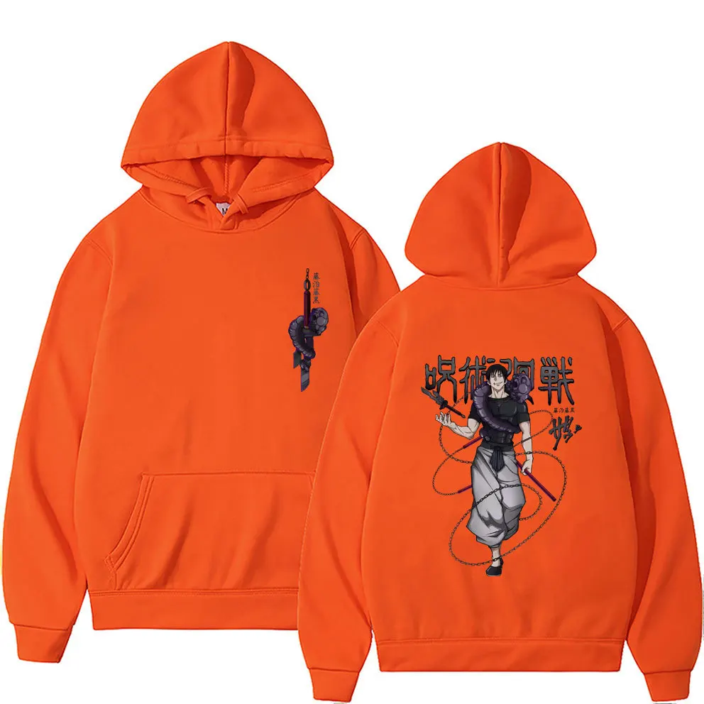 Japanischer Anime Jujutsu Kaisen Fushiguro Toji Grafikdruck Hoodie Design Herren Damen Sweatshirt Fleece Paare Lässige Hoodies – Detail 14