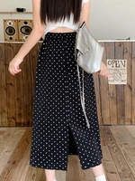 High Waist A-Line Plus Size Skirts 2026 Summer Casual Thin Oversized Skirt Fashion Polka Dot Sunscreen Skirt - Image 2