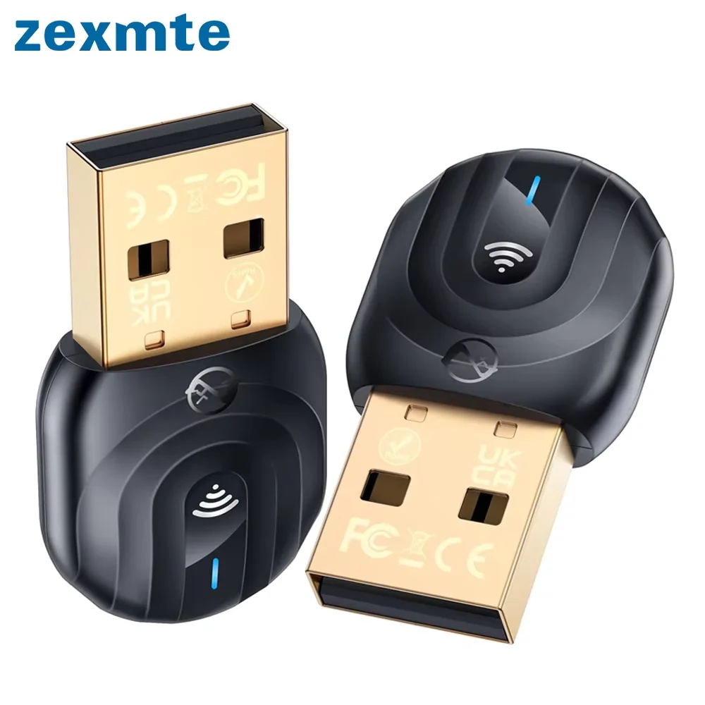 ZEXMTE 5.1 USB بلوتوث محول للكمبيوتر ويندوز 11/10/...