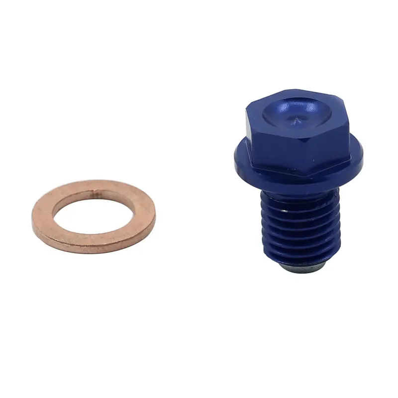 Bouchon De Vidange D'huile Magnétique M10 En Aluminium CNC - Compatible Yamaha WR250F WR450F, Suzuki DRZ400, Retient Les Particules Métalliques