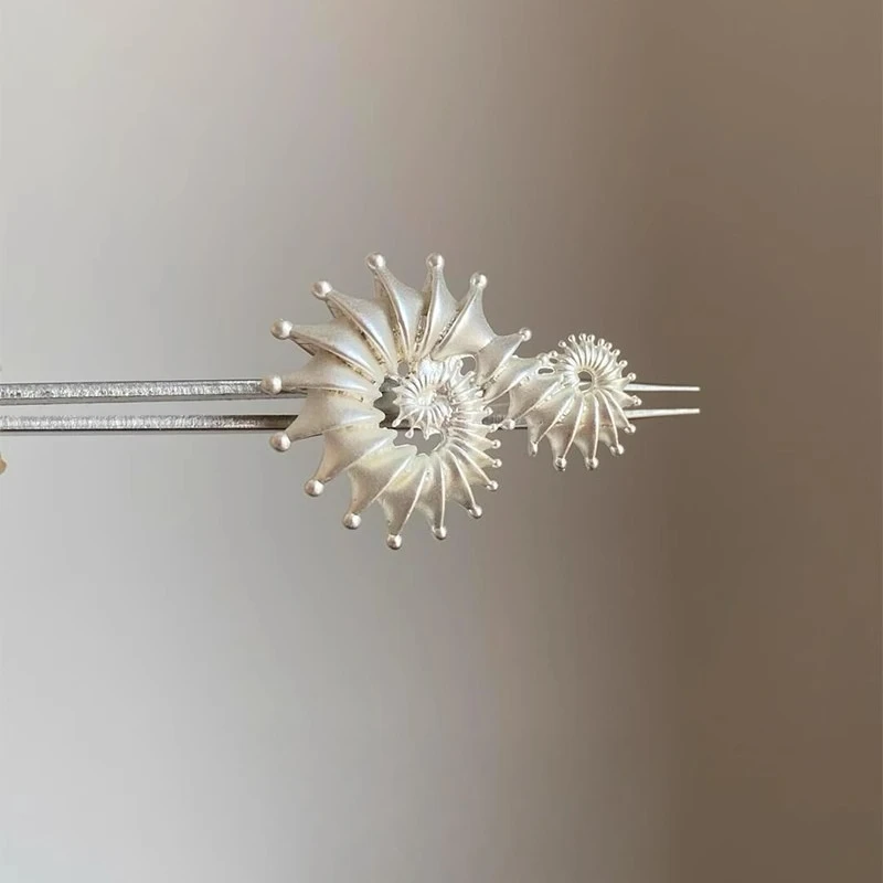 Fashion Retro Metal Conch Stud Earrings Rings for Women Girls Personality Ocean Piercing Earring Unisex Jewelry Accessories Gift