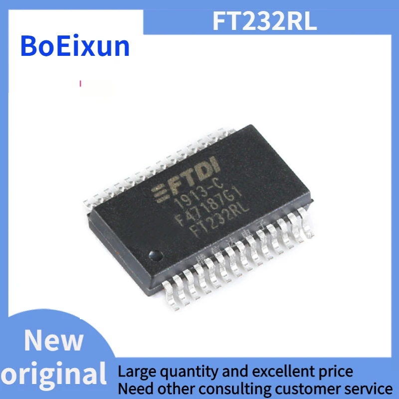 

FT232RL New original FT232RL-REEL SSOP-28 interface IC USB to serial port chip