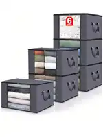 Large Capacity Clothes Storage Bag Foldable Blanket Storage Containers for Organizing Bedroom Closet 1