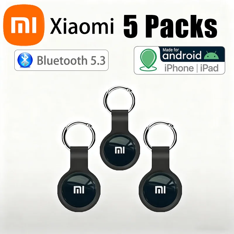 Xiaomi 2026 ใหม่ ตัวติดตามบลูทูธ 5.3 ขนาดเล็ก ป้องกันการสูญหาย รูปทรงกลม สำหรับสัตว์เลี้ยง เด็ก กระเป๋า กระเป๋าสตางค์ ติดตามอัจฉริยะ ค้นหาตำแหน่ง สมาร์ทโฟน แอร์แท็ก 1