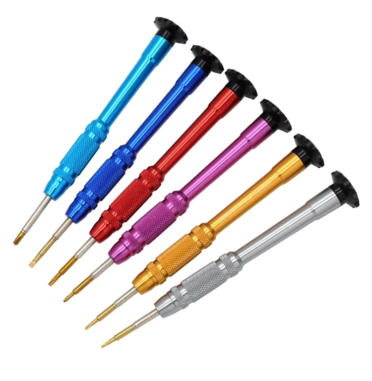 1 Stück Präzisions-Schraubendreher T2/T4/T5/T6/Y/Kreuz/Schlitz/Pentalobe/Hex für Uhr/Telefon/Computer/Brille DIY Handy-Reparatur – Detail 3