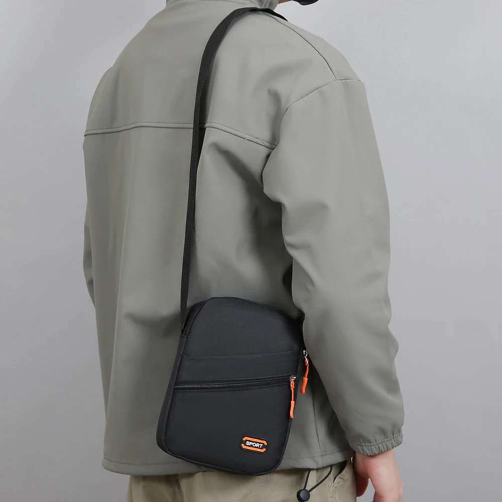 Herrentasche, große Kapazität, einzelne Umhängetasche, wasserdichter und verschleißfester Rucksack, mehrere Taschen für Business – Detail 7