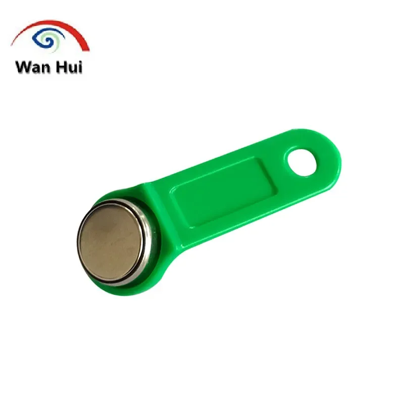 10Pcs iButton DS1990A TM1990A-F5 Touch Memory Card TM iButton Tag IB Tags with Handle for Electronic Lock Access Control Door