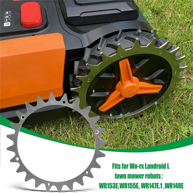 Robotic Mower Traction Improved Auxiliary Wheels Robotic Spikes For Worx  Landroid L Robot Lawn Mower Traction Wheel Accssries - AliExpress