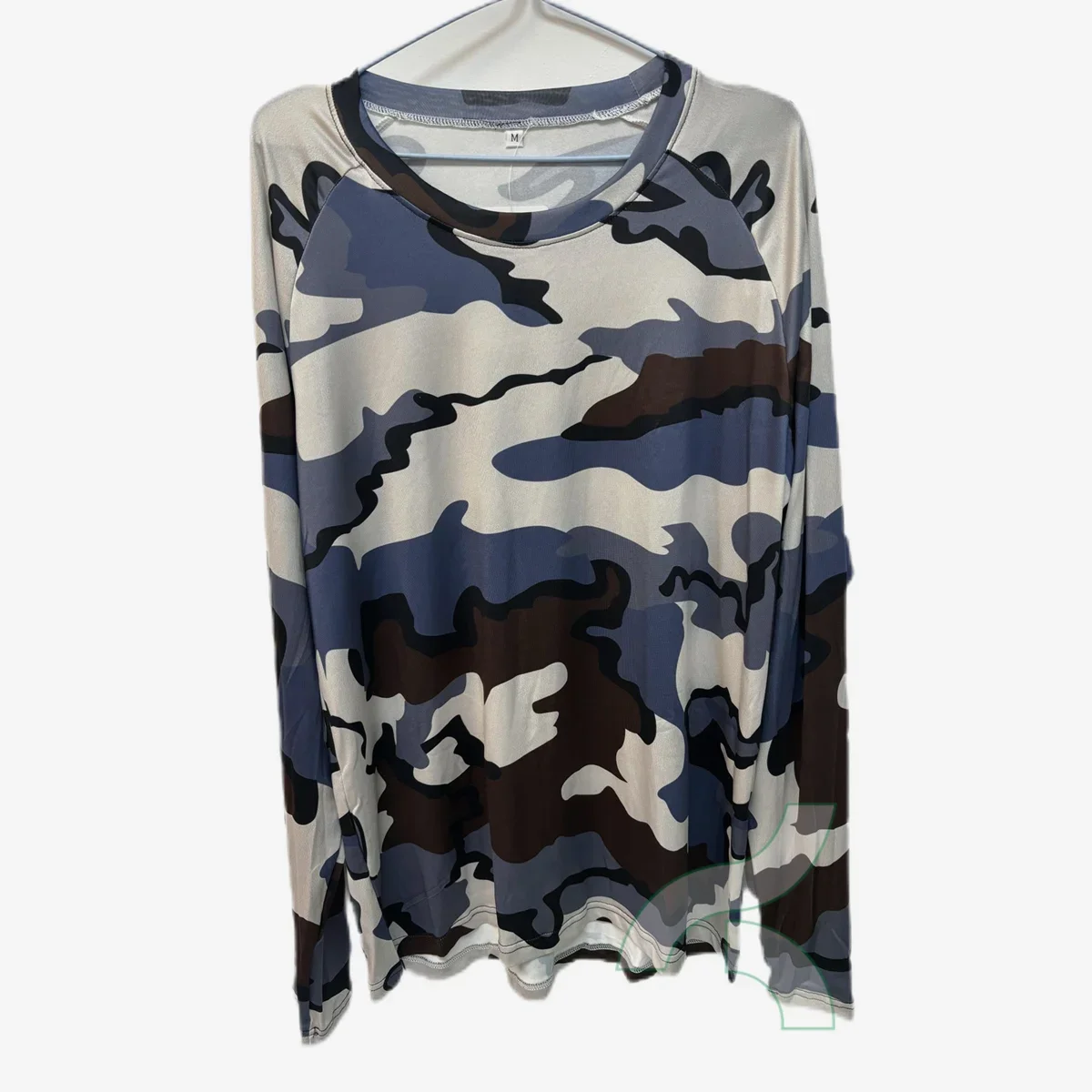 Description Picture 4 of itemCamouflage Long Sleeve Fishing Shirt Outdoor Sun Protection T-Shirt Tops Quick Dry Breathable Fishing Clothing UPF 50+ Jerseys