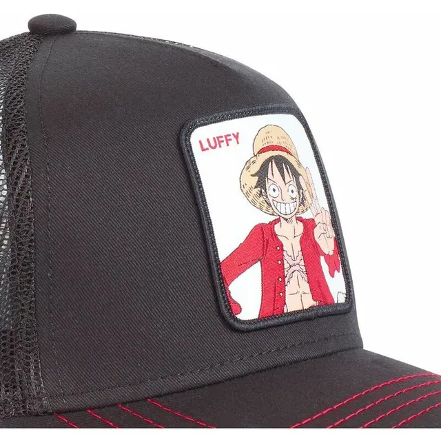 Cartoon One Piece Children's Baseball Cap Luffy Zoro Pirate Flag Net Hat Hip Hop Outdoor Shade Fun Children's Accessories Gift 2