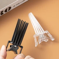 Nouveau Simple moelleux épingle à cheveux friser racines haute naturel moelleux pince à cheveux femmes bigoudi bigoudi style moelleux outil peigne 4