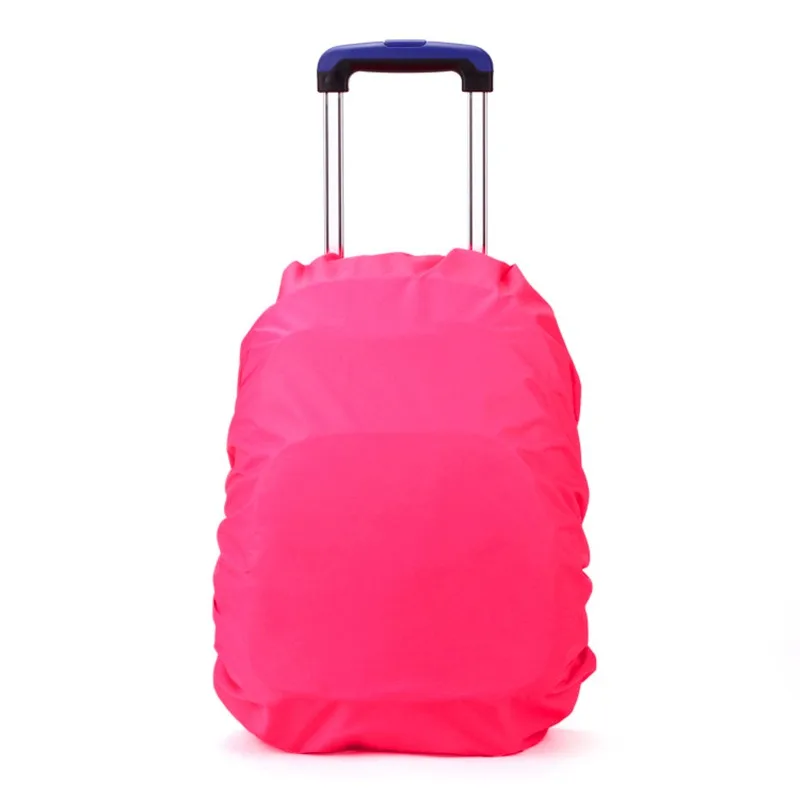 Children's Waterproof Backpack Rain Cover Outdoor Sport Night Cycling Safety Light Rain Cover Case Bag Camping Hiking 35L 2