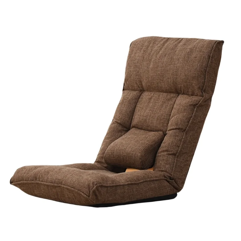 Floor Chair Japanese Style Adult Foldable Multifunctional Leisure Tatami Lazy Sofa Folding Chaise Lounge Soft and Comfortable