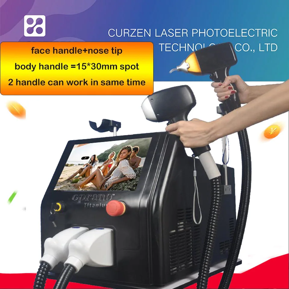 Diode Hair Removal Machine 808 2023 Professional Ice Titanium Facial