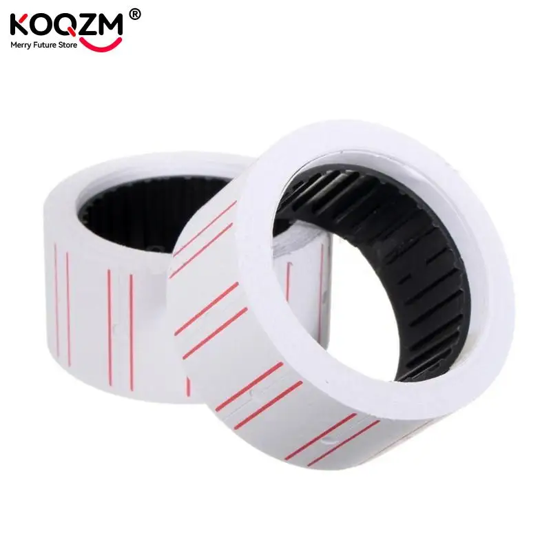 10 Rolls (500 Labels/Roll) White Self Adhesive Price Label Tag Sticker Office Supplies 20x12mm Price Label Paper Tag Sticker - 5