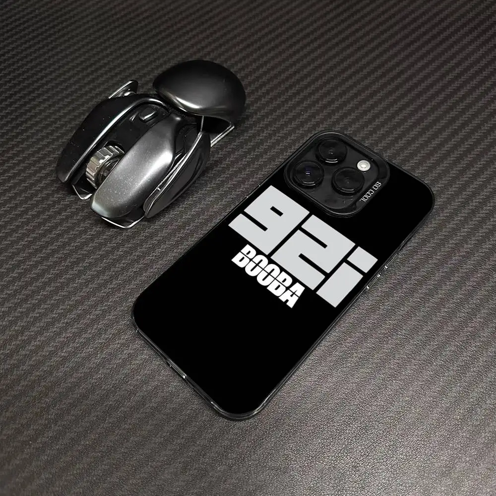 Colorful Matte Phone Case Featuring Rapper B-Booba Design